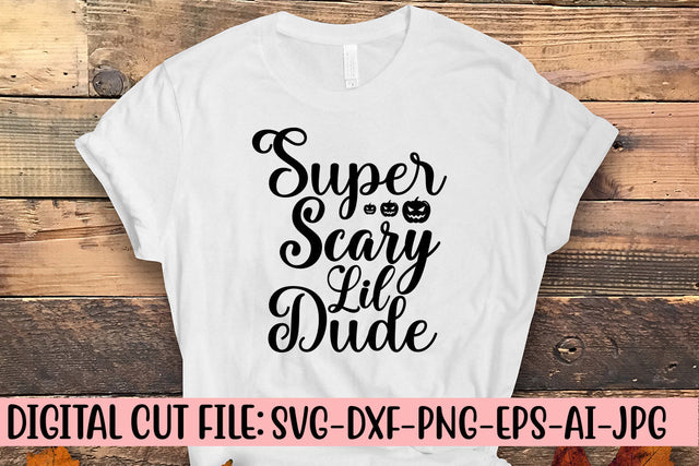 Super Scary Lil Dude SVG Design SVG Syaman 