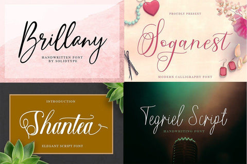 Super Special Font Bundle Font Solidtype 