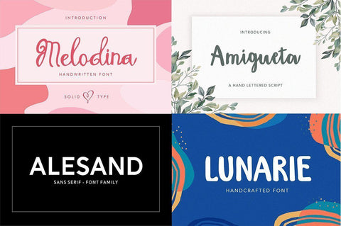 Super Special Font Bundle Font Solidtype 
