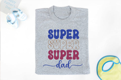 Super Super Dad I Father's Day Sublimation I Dad Shirt PNG Sublimation Happy Printables Club 