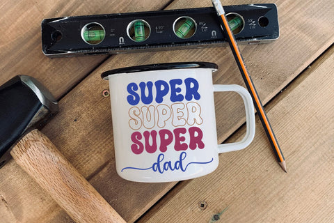 Super Super Dad I Father's Day Sublimation I Dad Shirt PNG Sublimation Happy Printables Club 