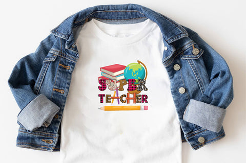 Super Teacher Sublimation SVGArt 