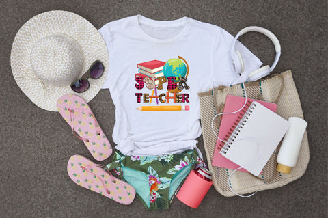 Super Teacher Sublimation SVGArt 
