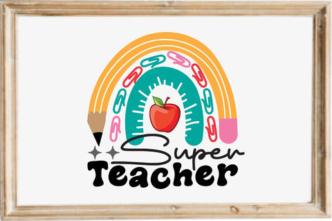 Super Teacher SVG designartist 