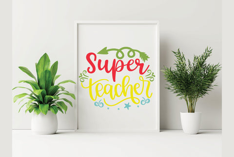 Super Teacher SVG SVG Creativeart88 