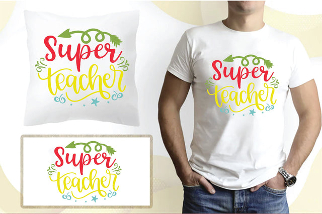 Super Teacher SVG SVG Creativeart88 