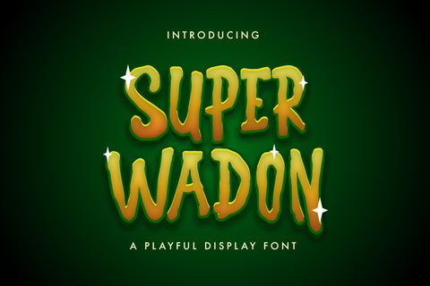 Super Wadon - Haunted Display Font Font StringLabs 