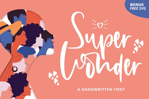 Super Wonder & Free SVG Font Fallen Graphic Studio 