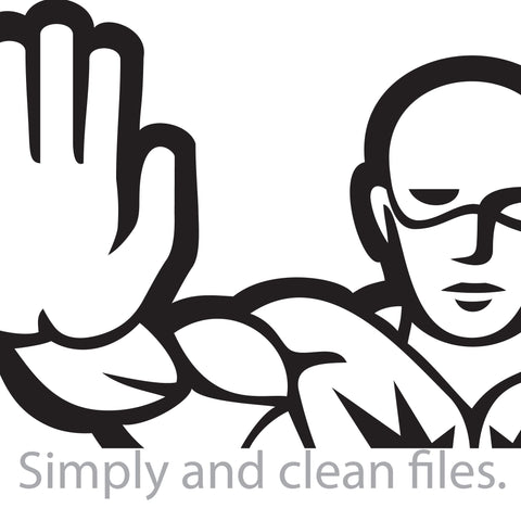 Superhero gesturing stop SVG TribaliumArtSF 