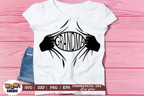 Superhero Grandma svg, Grandma svg,gift for Mom,svg for Grandma,Grandma png,files for cricut,svg files,files for silhouette,png design SVG Wowsvgstudio 