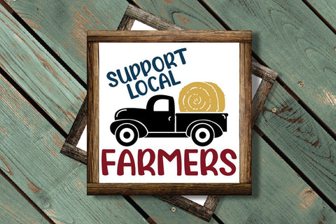 Support Local Farmers SVG File SVG Old Market 