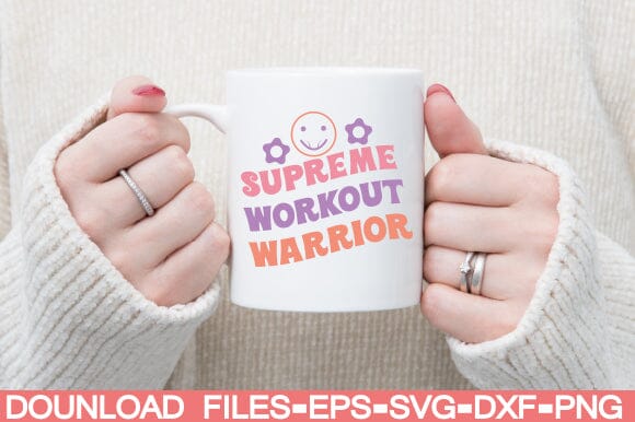 Supreme workout warrior SVG farhad farhad 