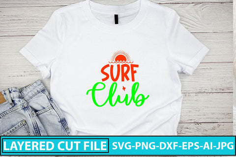 Surf Club SVG Cut File SVG Syaman 