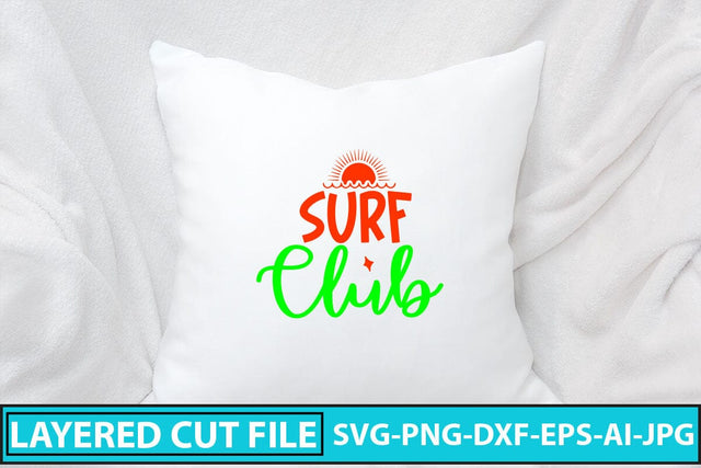 Surf Club SVG Cut File SVG Syaman 