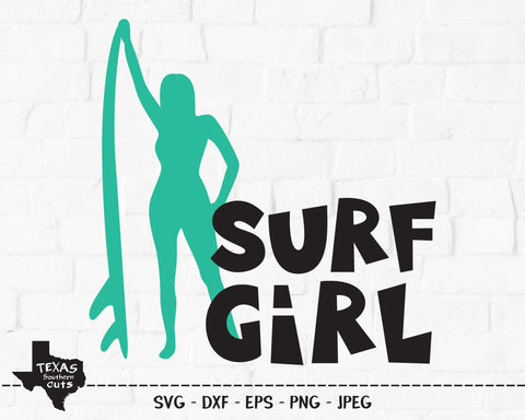 Surf Girl | Summer SVG SVG Texas Southern Cuts 