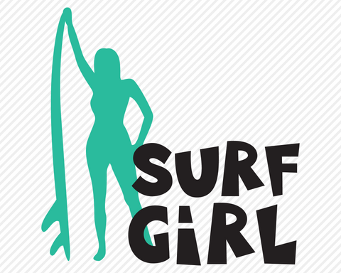 Surf Girl | Summer SVG SVG Texas Southern Cuts 