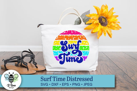 Surf Time Distressed SVG SVG B Renee Design 