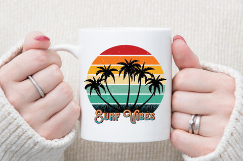 Surf Vibes Retro PNG Sublimation designartist 