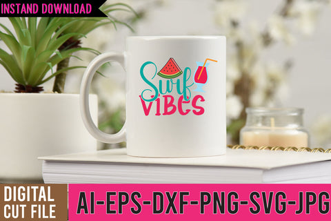 Surf Vibes SVG Design SVG BlackCatsMedia 