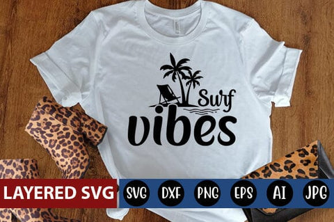 surf vibes Svg SVG Blessedprint 