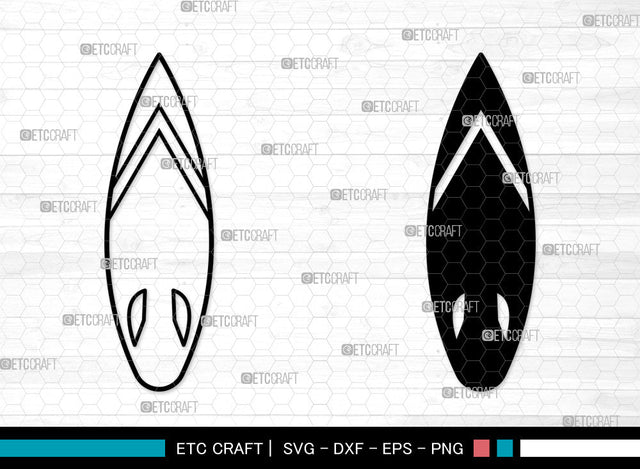 Surfboard SVG, Surfboard SVG, Boogie Board Svg, Beach Board Icon Svg, Surfer Svg, Ocean Sports Svg, Surfboard SVG ETC Craft 
