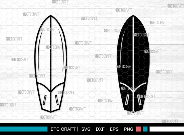 Surfboard SVG, Surfboard SVG, Boogie Board Svg, Beach Board Icon Svg, Surfer Svg, Ocean Sports Svg, Surfboard SVG ETC Craft 