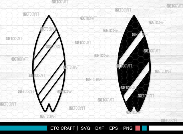 Surfboard SVG, Surfboard SVG, Boogie Board Svg, Beach Board Icon Svg, Surfer Svg, Ocean Sports Svg, Surfboard SVG ETC Craft 