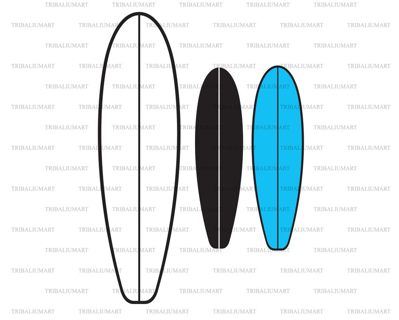 Surfboard SVG TribaliumArtSF 
