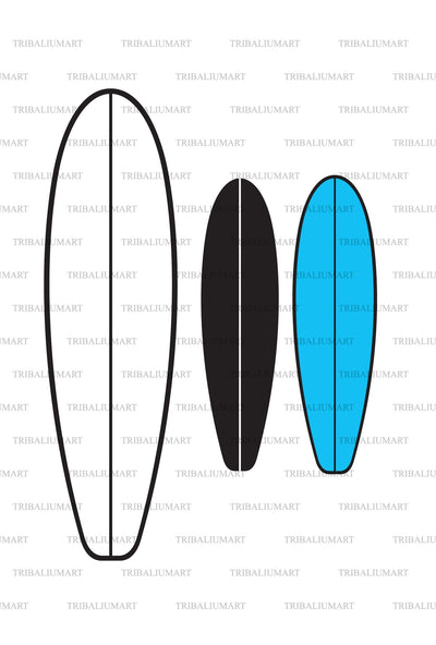 Surfboard SVG TribaliumArtSF 