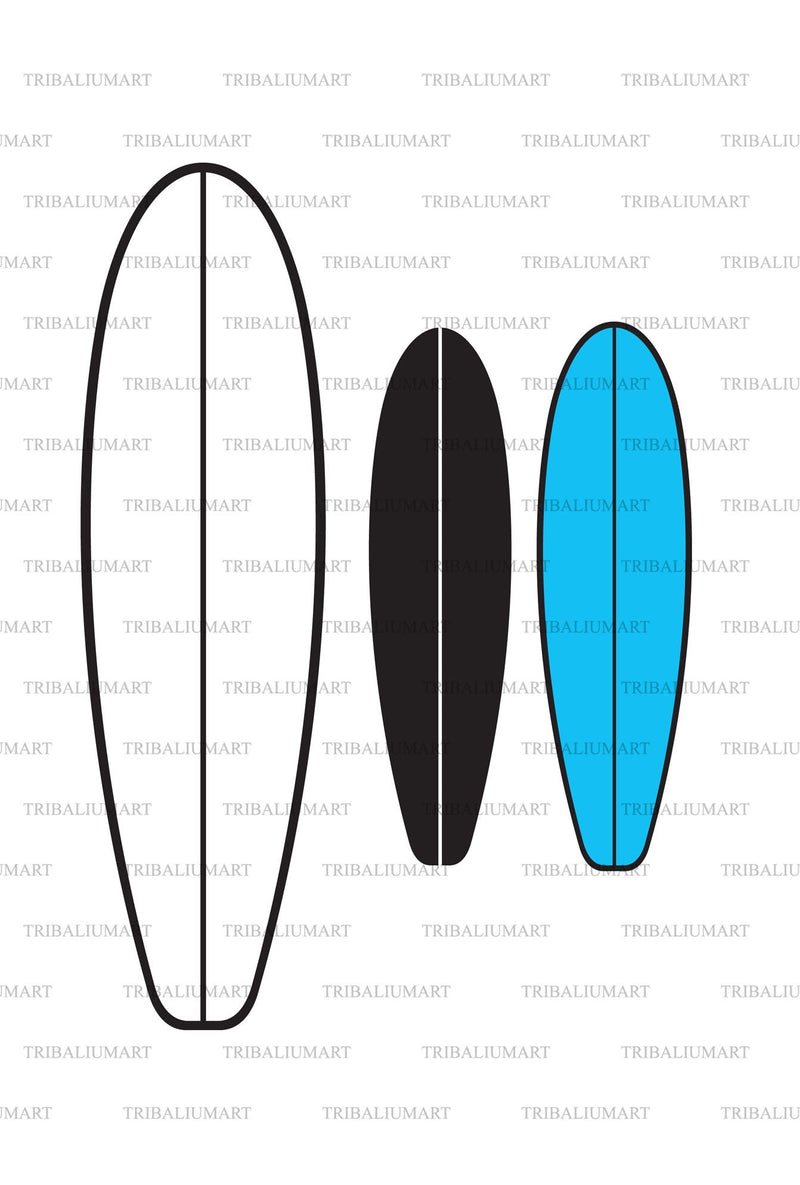 Surfboard SVG TribaliumArtSF 