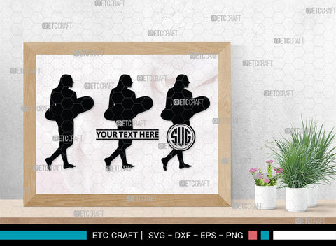 Surfing Monogram, Surfing Silhouette, Surfing SVG, Surfboard Svg, Surf svg, Beach svg, SB00132 SVG ETC Craft 