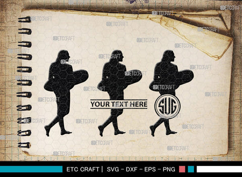 Surfing Monogram, Surfing Silhouette, Surfing SVG, Surfboard Svg, Surf svg, Beach svg, SB00132 SVG ETC Craft 