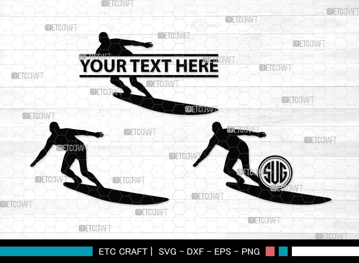 Surfing SVG Surf Board SVG Beach SVG Digital Download Cut 