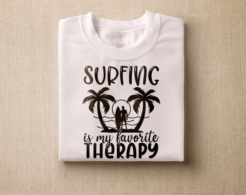 Surfing SVG Bundle, 6 Designs, Surfing Quotes SVG, Surfing Shirt SVG, Surfing Is My Favorite Therapy SVG, This Weekend I Have A Board Meeting SVG SVG HappyDesignStudio 
