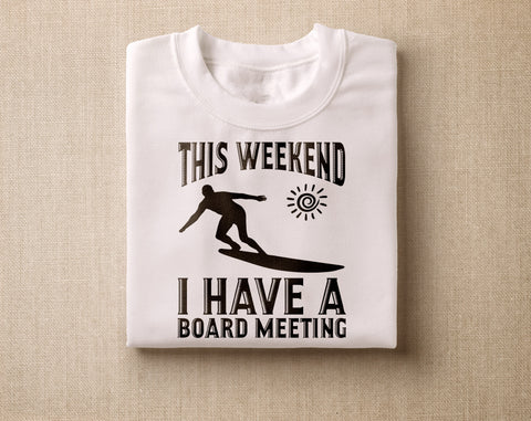 Surfing SVG Bundle, 6 Designs, Surfing Quotes SVG, Surfing Shirt SVG, Surfing Is My Favorite Therapy SVG, This Weekend I Have A Board Meeting SVG SVG HappyDesignStudio 