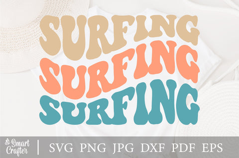 Surfing svg cut file, instant download beach surf clipart, summer surfer design, surfboard printable vector silhouette SVG Fauz 