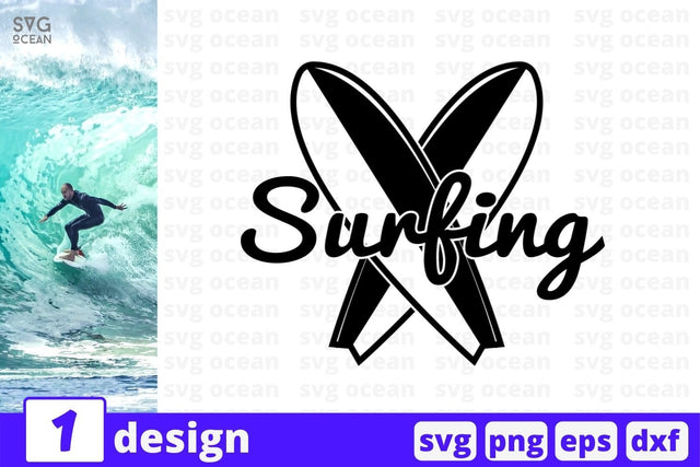 Surfing SVG Cut File SVG SvgOcean 