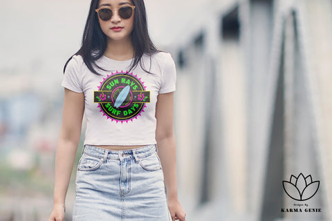 Surfing SVG - PNG - AI - Retro Surfer Graphic Design Sublimation SVG Karma Genie Graphics 