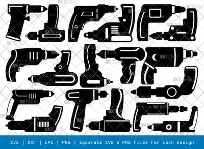 Surgical Drill Silhouette Svg Cricut Cut Files Png Bundle, SB01071 SVG ETC Craft 