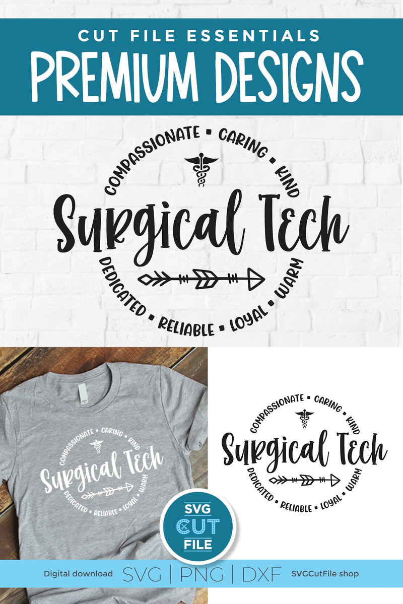 Surgical Technologist Svg For Men Or Women So Fontsy