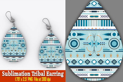 Suri Tribal Earring Sublimation Ethnic Touch 