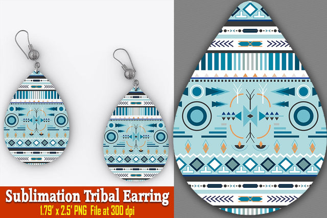 Suri Tribal Earring Sublimation Ethnic Touch 
