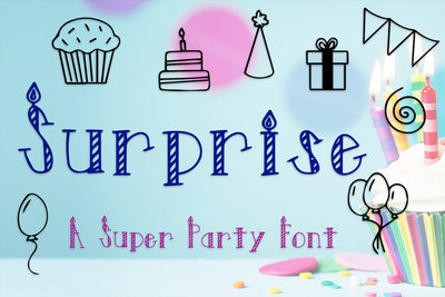 Surprise Font Design Shark