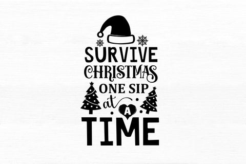 Survive christmas SVG Design SVG Regulrcrative 