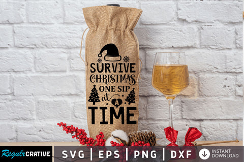 Survive christmas SVG Design SVG Regulrcrative 