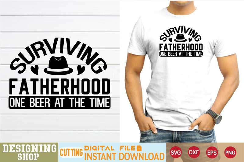 surviving fatherhood one beer at the time svg - So Fontsy