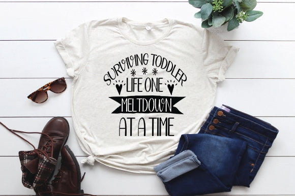 Surviving Toddler Life One Meltdown at a time SVG thesvgfactory 