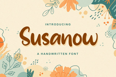 Susanow - Handwritten Font Font StringLabs 