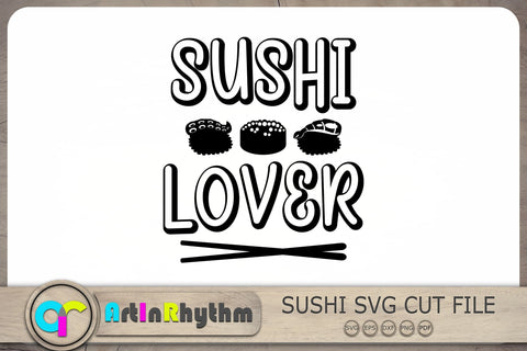 Sushi Lover Svg, Sushi Svg, Japanese Food Svg SVG Artinrhythm shop 