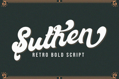 Suthen - Bold Script Font Font Vultype Co 